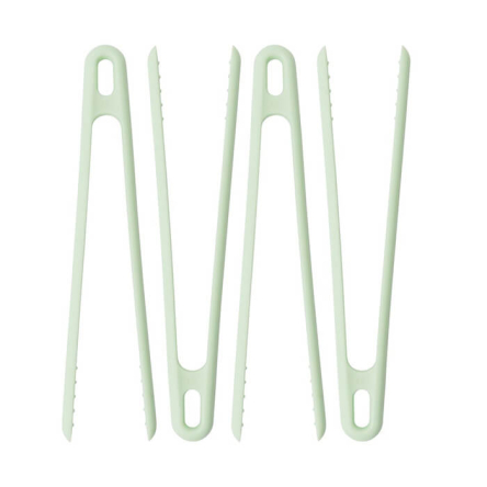 Набір щипців BergHOFF LEO, пластиковий, салатовий, 4 шт. - 2