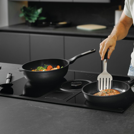 Сковорода-вок с антипригарным покрытием BergHOFF LEO PHANTOM диаметр 30см, 5.2л (3950581) - 5