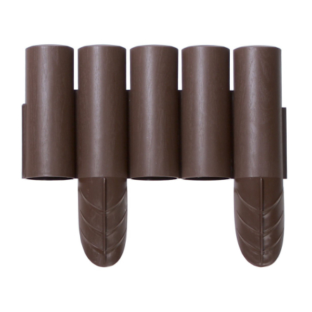 Заборчик декоративный Prosperplast Palisada 235х25/15см коричневый (40138-222) - 1