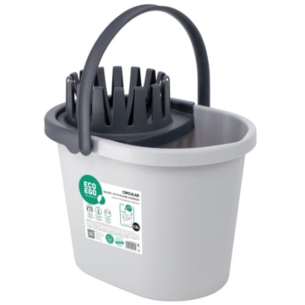 Відро YORK Eco Ego 13л прямокутне + круглий вичавник CIRCULAR (YR-7027) - 1 Відро YORK Eco Ego 13л прямокутне + круглий вичавник CIRCULAR (YR-7027) - 1