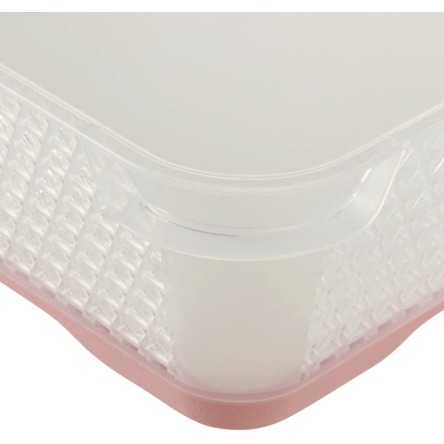 Кошик для зберігання Keeeper Jonas А-4 прозорий/рожевий (Kee -367.1) - 2 Кошик для зберігання Keeeper Jonas А-4 прозорий/рожевий (Kee -367.1) - 2