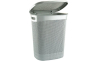 Кошик для білизни UCS DROP DESIGN 52л сірий металік (UCS-170004.2) - 1 Кошик для білизни UCS DROP DESIGN 52л сірий металік (UCS-170004.2) - 1