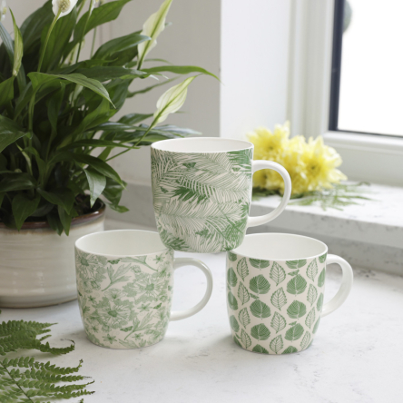 Кухоль для чаю Botanical Leaf Kitchen Craft, порцеляна, 425 мл - 4 Кухоль для чаю Botanical Leaf Kitchen Craft, порцеляна, 425 мл - 4