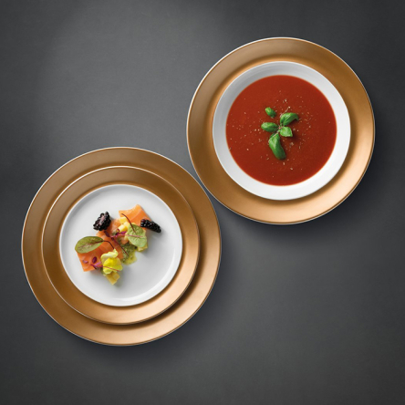 Набір тарілок BergHOFF GEM, білий 3 предмети (1698001) - 2