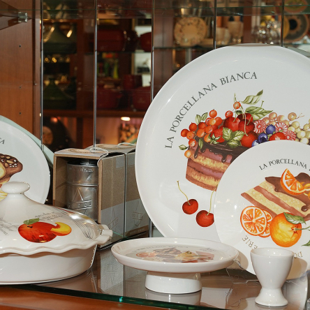 P022600027 Форма для пирога с крышкой La Porcellana Bianca GOLOSERIE, фарфор, диам. 27,5 см - 3