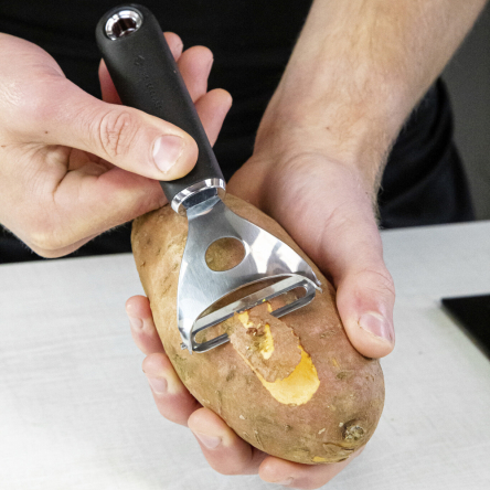 Овощечистка с горизонтальным лезвием Kitchen Craft MASTERCLASS SOFT GRIP - 5