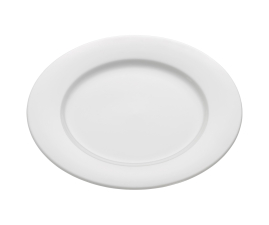 P0113 Тарілка обідня WHITE BASICS ROUND порцелянова, діам. 27,5 см