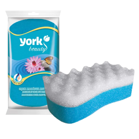 Губка для тела YORK Мотыль массажная (YR-48) - 1