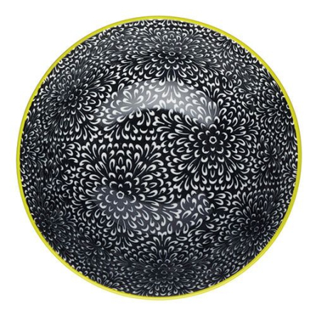 Миска Kitchen Craft BLACK FLORAL, кераміка, діам. 16 см, 500 мл - 5 Миска Kitchen Craft BLACK FLORAL, кераміка, діам. 16 см, 500 мл - 5