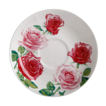 JY0032 Чашка з блюдцем Roses FLORIADE порцелянова, 480 мл - 2 JY0032 Чашка з блюдцем Roses FLORIADE порцелянова, 480 мл - 2