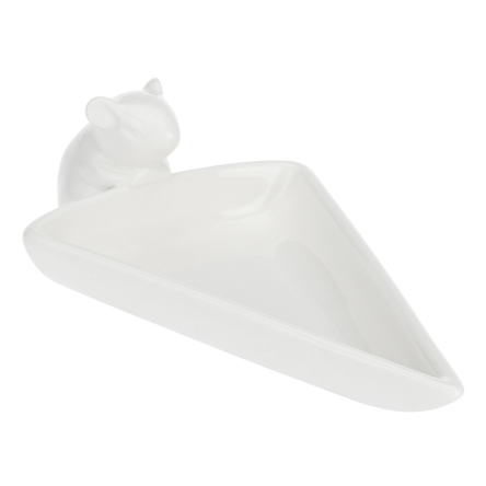 U10011097U00 Тарілка серверувальна для сиру La Porcellana Bianca FATTORIA,"миша", 20,5 х 12 х 5,5 см - 1