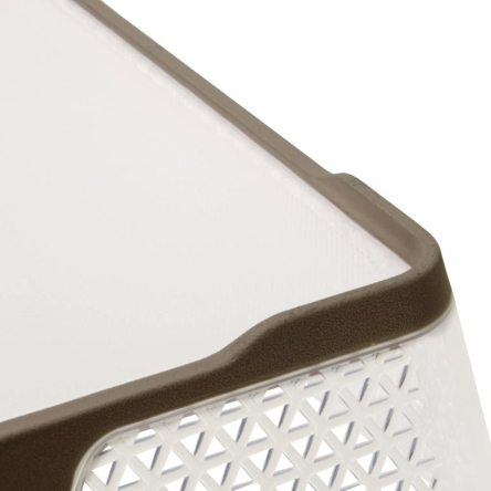 Корзина для хранения Keeeper Jonas А-4 прозрачный/серо-коричневый (Кее 367.3) - 6 Корзина для хранения Keeeper Jonas А-4 прозрачный/серо-коричневый (Кее 367.3) - 6