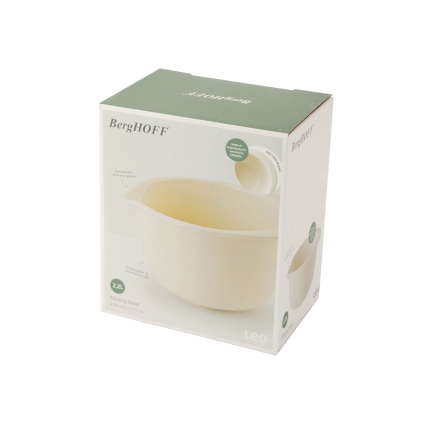 Миска для змішування BergHOFF LEO BALANCE керамічна бежева 2.2л (3950501) - 2 Миска для змішування BergHOFF LEO BALANCE керамічна бежева 2.2л (3950501) - 2