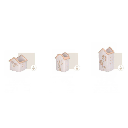H234000008 Кашпо Rituali Domestici DICASA, керамічне, біле, 11 х 11 х 13 см - 2