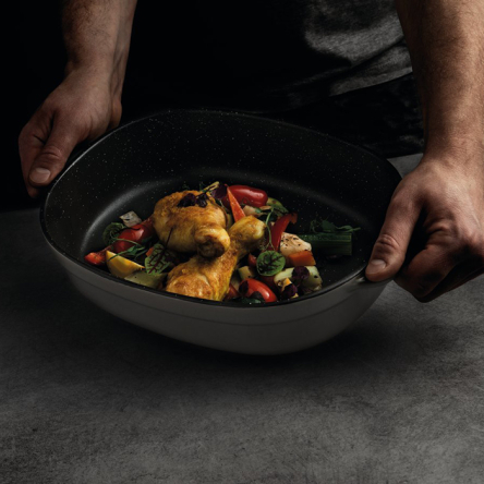 Форма керамічна для випічки BergHOFF GEM овальна 28.5х22х7см, 3л (1697002) - 2 Форма керамічна для випічки BergHOFF GEM овальна 28.5х22х7см, 3л (1697002) - 2