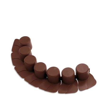 Паркан декоративний Prosperplast Palisada 405х6см коричневий (40077-222) - 1 Паркан декоративний Prosperplast Palisada 405х6см коричневий (40077-222) - 1