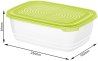 Контейнер пластиковый Rotho SUNSHINE для хранения продуктов 1.9л (RTH-17235) - 2