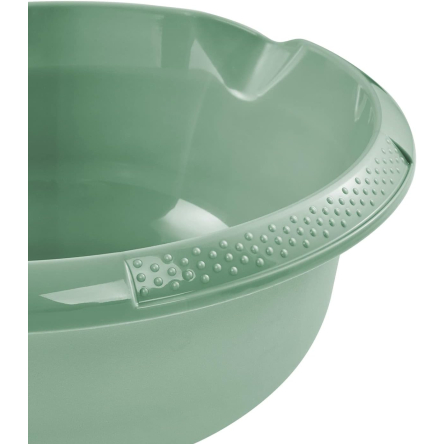 Миска пластикова Keeeper з відливом зелена 3.5л (KEE-0553.1) - 4