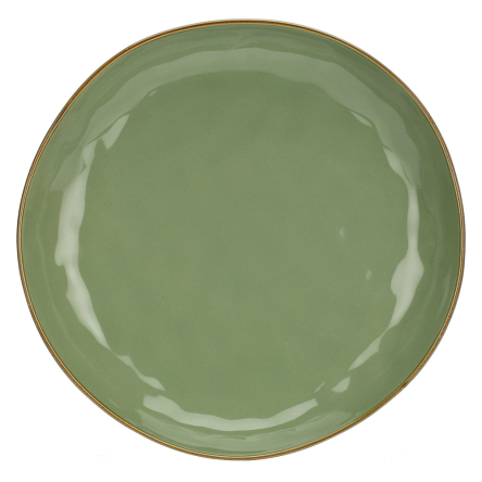 Блюдо сервировочное круглое Rose&Tulipani Milano CONCERTO VERDE OLIVA, керамогранит, олива, диам. 30 см - 2 Блюдо сервировочное круглое Rose&Tulipani Milano CONCERTO VERDE OLIVA, керамогранит, олива, диам. 30 см - 2