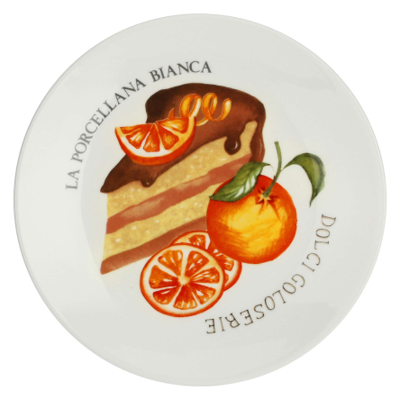 P022600175 Набор тарелок для десерта La Porcellana Bianca GOLOSERIE, фарфор, диам. 17,5 см, 6 пр. - 1 P022600175 Набор тарелок для десерта La Porcellana Bianca GOLOSERIE, фарфор, диам. 17,5 см, 6 пр. - 1