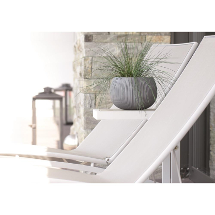 Горшок для цветов Prosperplast BETON BOWL с вкладышем 48х30см бетон (65940-422) - 4