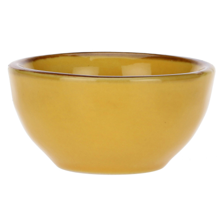 Мисочка Rose&amp;Tulipani Milano CONCERTO OCRA, керамограніт, охра, діам. 7 см - 1