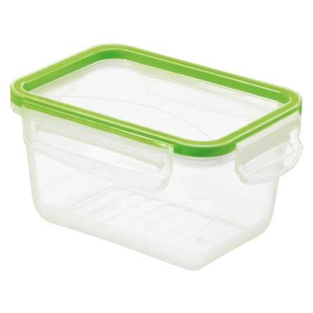 Ємність для морозилки Rotho CLIC &amp; LOCK прозора із салатовою кришкою 0.5л (RTH-11622) - 1