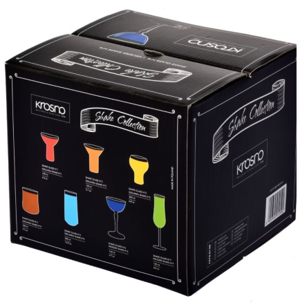 Набор бокалов для мартини SHAKE 140млх4 шт (KROS-912592) - 3