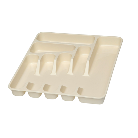 Лоток для столових приладів Keeeper кремовий на 7 елементів (KEE-0163.3) - 1 Лоток для столових приладів Keeeper кремовий на 7 елементів (KEE-0163.3) - 1