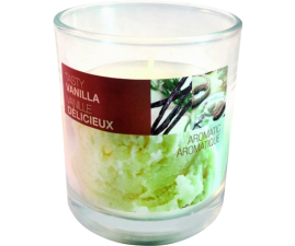 Свічка у склі 80/72мм, аромат Ваніль (BOL-370375)