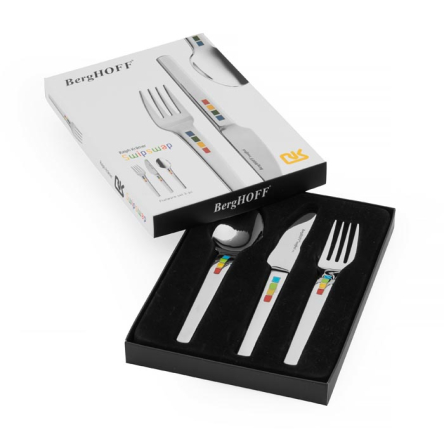 Набор столовых приборов для детей BergHOFF Swipswap 3 предмета (1204031) - 3 Набор столовых приборов для детей BergHOFF Swipswap 3 предмета (1204031) - 3