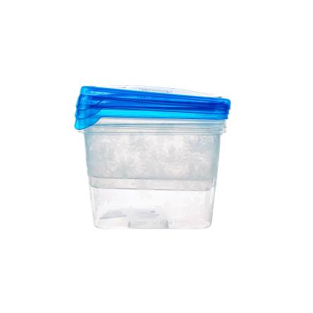 Комплект ємностей для морозилки BRANQ RUKKOLA 3 шт. (2х0.45л+0.75л) з блакитними кришками (BRQ-1125.1) - 2