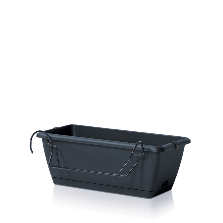 Балконний ящик Prosperplast RESPANA EASYCARE W навісний 40х19х14см антрацит (61819-433) - 1 Балконний ящик Prosperplast RESPANA EASYCARE W навісний 40х19х14см антрацит (61819-433) - 1