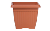 Горшок для цветов Prosperplast ТERRA 1 квадратный 15х15х13см терракотовый (11081) - 1