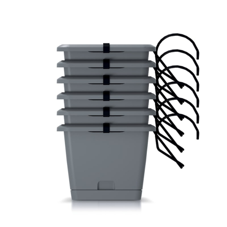 Балконний ящик Prosperplast RESPANA EASYCARE W навісний 40х19х14см сірий (61819-405) - 3