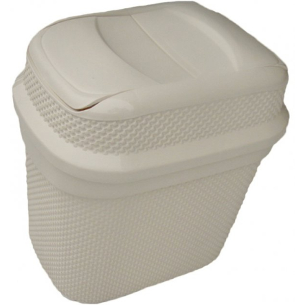 Мусорка UCS DROP DESIGN 4л кремовая (UCS-131005) - 1 Мусорка UCS DROP DESIGN 4л кремовая (UCS-131005) - 1