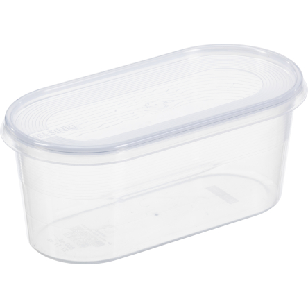 Емкость для морозилки Plast Team HELSINKI 0.8л прозрачная крышка (TEA-1503.1) - 1