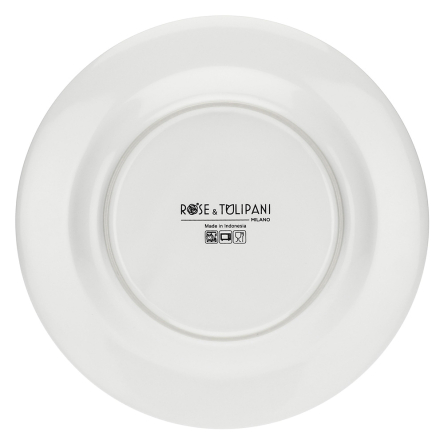 Набір тарілок для десерту Rose&amp;Tulipani Milano NADOR, кераміка, діам. 20,5 см, 6 шт. - 10