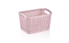 Корзина для хранения UCS KNIT DESIGN прямоугольная 1.5л пудрово-розовая (UCS-95000.1) - 1