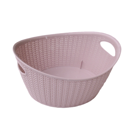 Кошик для зберігання UCS KNIT DESIGN овальний 9л пудрово-рожевий (UCS-69001.1) - 1