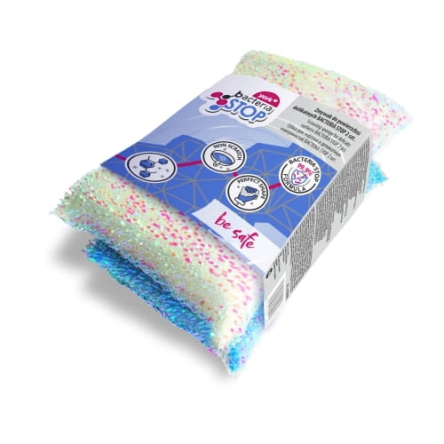 Губка для тефлона и деликатных поверхностей BACTERIA STOP (YR-32050) - 1