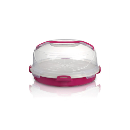 Тортівниця кругла 7л (34.5 х 15.5см). з відділенням для охолоджувальних вкладишів (UCS-804008) - 1 Тортівниця кругла 7л (34.5 х 15.5см). з відділенням для охолоджувальних вкладишів (UCS-804008) - 1