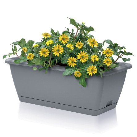 Балконний ящик Prosperplast RESPANA EASYCARE 59.3х19х14см сірий (63004-405) - 2