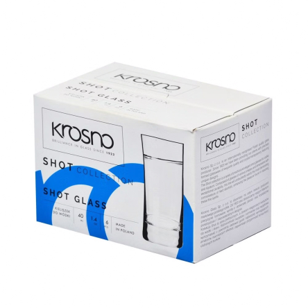 Набір чарок для горілки SHOT 40мл х 6шт (KROS-786131) - 2