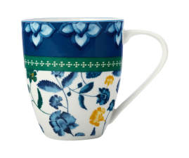 AW0510 Кухоль для чаю RHAPSODY BLUE порцеляновий, 13,5 x 9,5 x 10,5 см, 460 мл