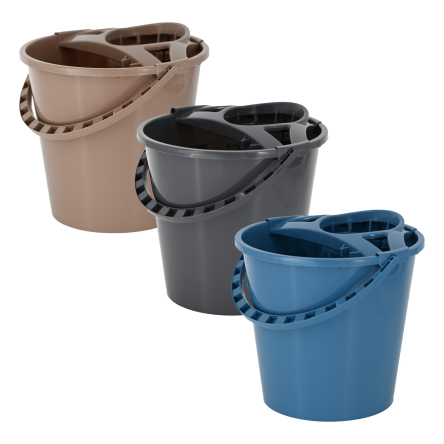 Відро пластикове YORK МОП 12л кругле+ віджим (YR-2369) - 1 Відро пластикове YORK МОП 12л кругле+ віджим (YR-2369) - 1