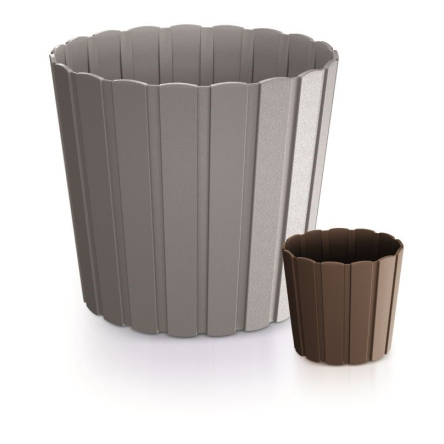 Горщик для квітів Prosperplast BOARDEE BASIC 20х18см антрацит (25555-433) - 2