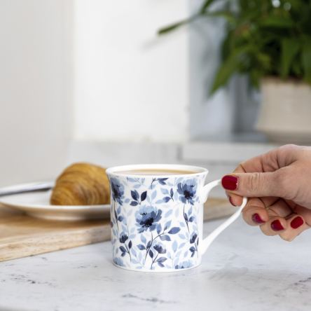 Кухоль для чаю Blue Rose Kitchen Craft, порцеляна, 300 мл - 4 Кухоль для чаю Blue Rose Kitchen Craft, порцеляна, 300 мл - 4