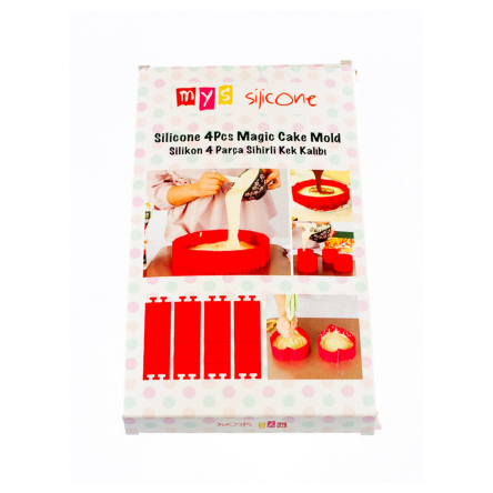Форма силиконовая MysSilicone для выпечки разъемная 4шт 5.5х19см розовая (MYS-41144) - 3
