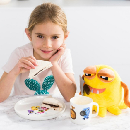 Набор посуды деткий Monsters, фарфор, 3 пр. - 2 Набор посуды деткий Monsters, фарфор, 3 пр. - 2
